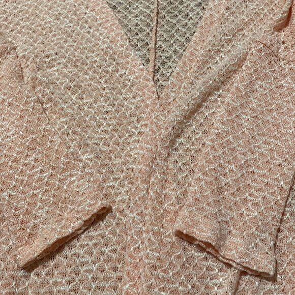 Rue21 Open Knit Pink Cardigan Size Medium - Picture 4 of 4